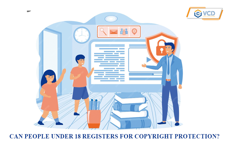 Can people under 18 registers for copyright protection?