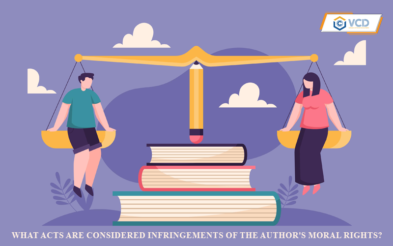 What acts are considered infringements of the author's moral rights?