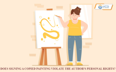 Does signing a copied painting violate the author's moral rights?