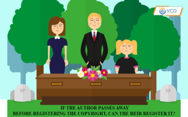 If the author passes away before registering copyright, can the heir register?