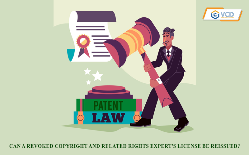 Can a revoked copyright and related rights examiner's license be reissued