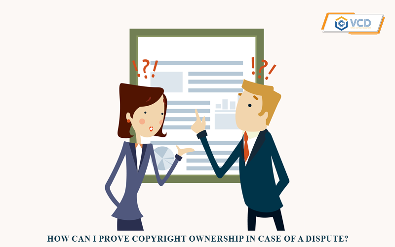 How can I prove copyright ownership in case of a dispute?