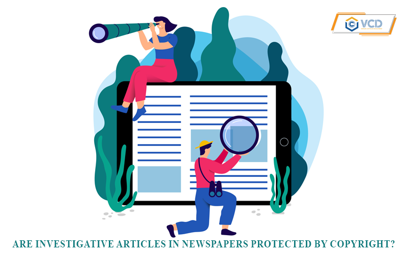 Are investigative journalism articles protected by copyright?