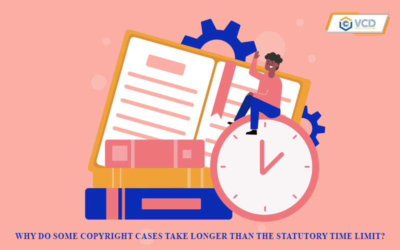 Why do some copyright cases take longer than the statutory time limit?