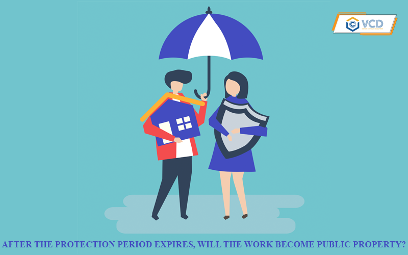 After the protection period expires, will the work become public property?