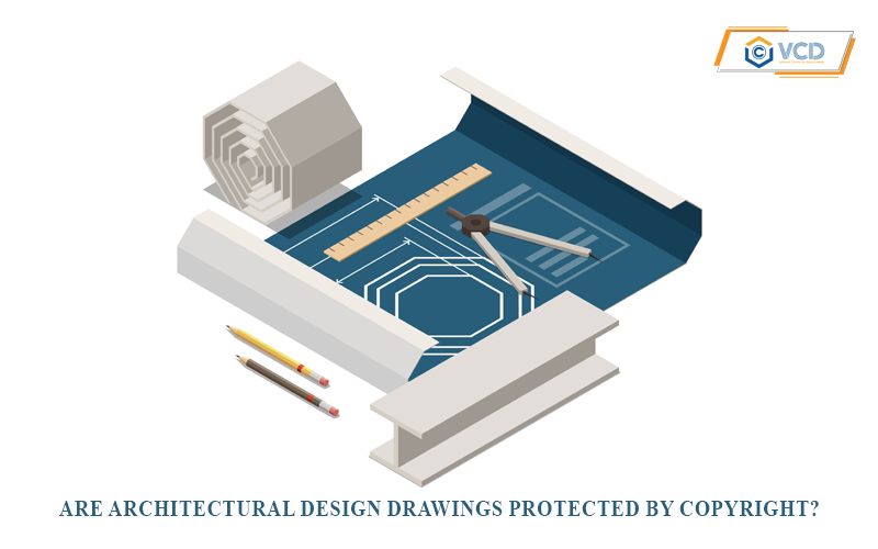 Are architectural design drawings protected by copyright?