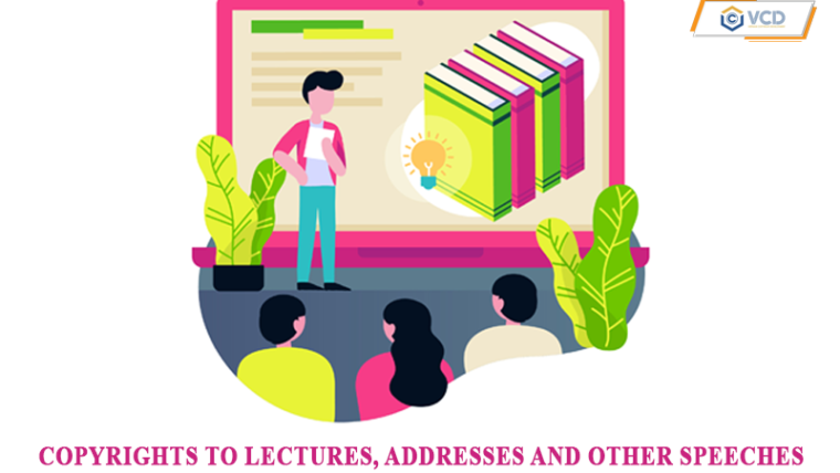 Copyrights to lectures, speeches and other speeches