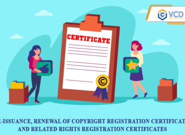 Re-issuance, replacement of Copyright registration certificates and Related rights registration certificates