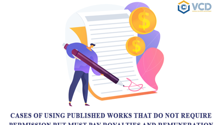 Cases of using published works that do not require permission but must pay royalties and remuneration