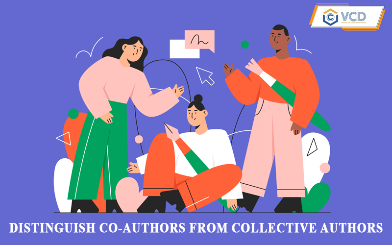 Distinguish co-authors from collective authors