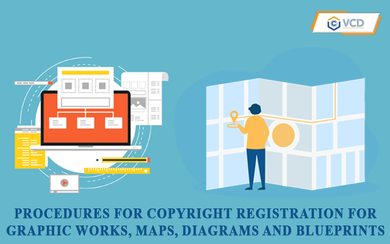 Procedures for registering copyright for graphic works, diagrams, maps, and blueprints