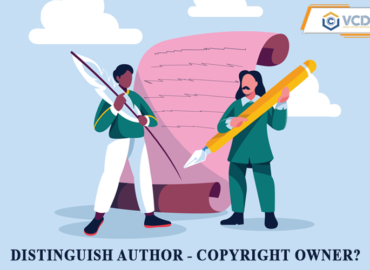 Distinguish author – copyright owner?