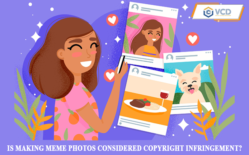 Is making meme photos considered copyright infringement?