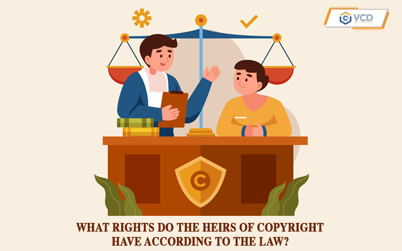 What rights do the heirs of copyright have according to the law?