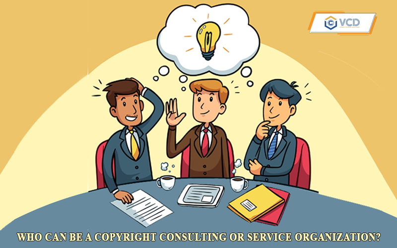 Who can be a copyright consulting or service organization?