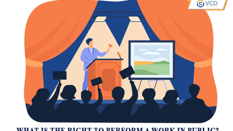 What is the right to perform a work in public?