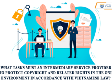 What tasks must an intermediary service provider do to protect copyright and related rights in the online environment by Vietnamese law?