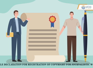 Sample declaration for copyright registration for journalistic works