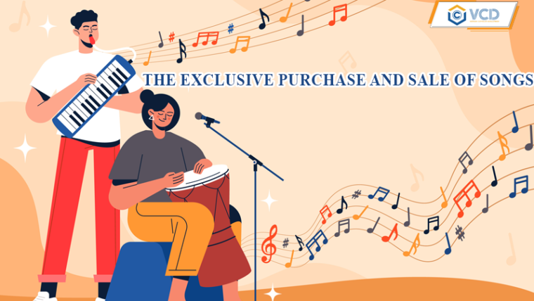 The exclusive purchase and sale of songs