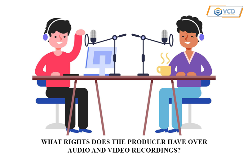 What rights does the producer have over audio and video recordings?