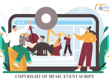 Copyright of music event scripts