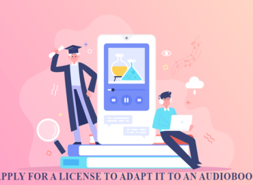 Apply for a license to adapt it to an audiobook