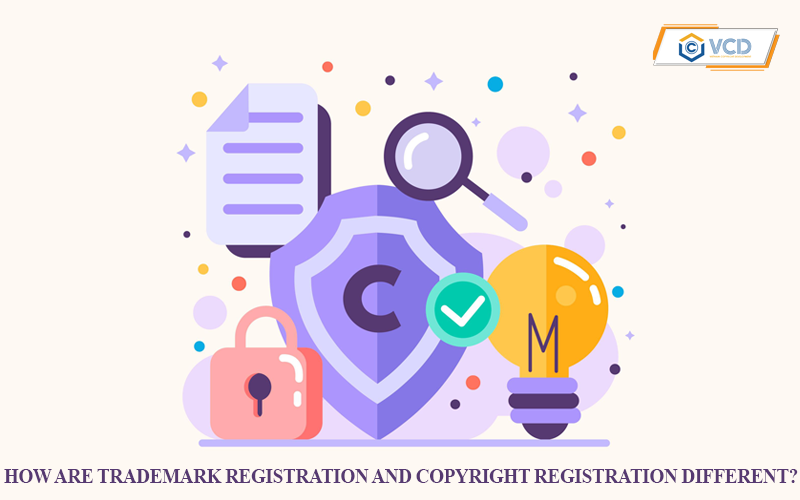 How is trademark registration different from copyright registration?