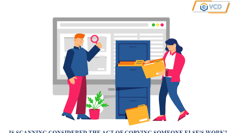Is scanning considered copying someone else’s work?
