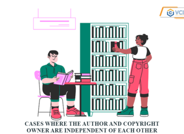 Cases where the author and copyright owner are independent of each other