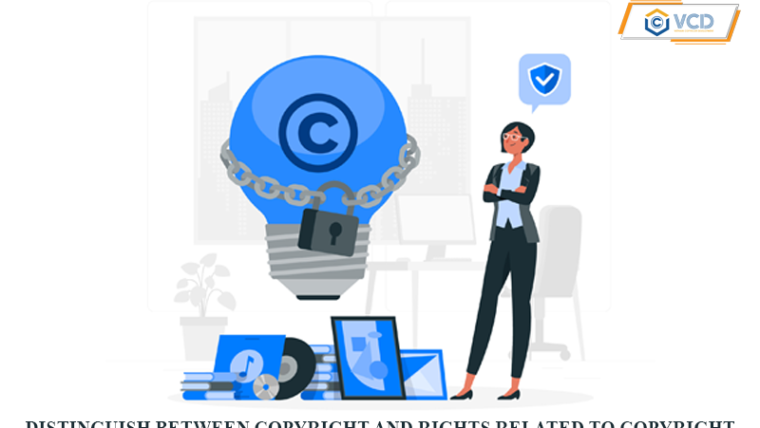 Distinguish between copyright and copyright-related rights