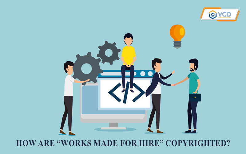 How are “works made for hire” copyrighted?