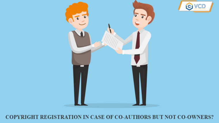 Copyright registration in case of co-authors but not co-owners?