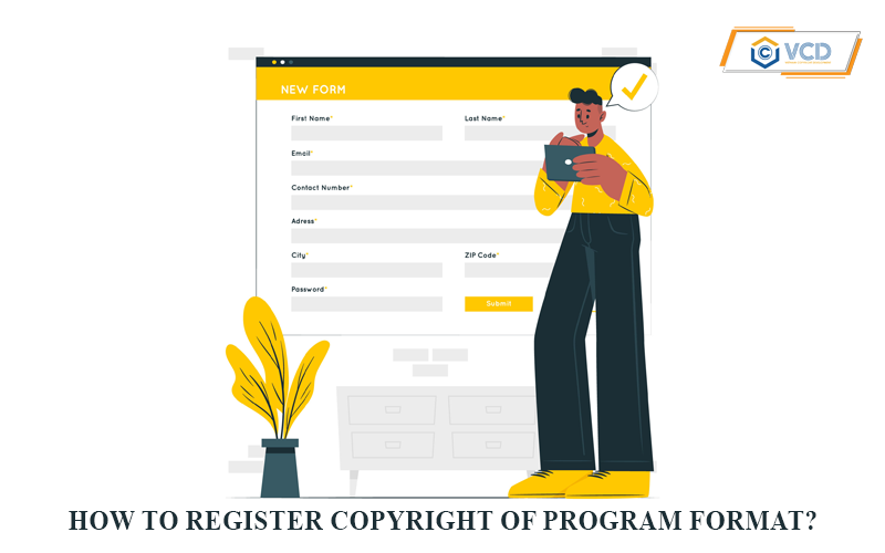 How to register copyright for program format?