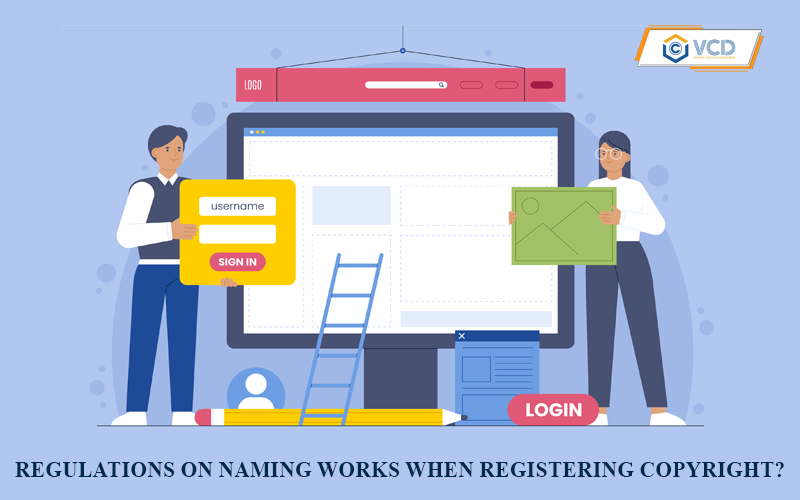 Regulations on naming works when registering copyright?