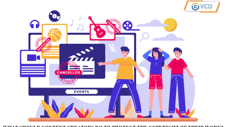 What should content creators do to protect the copyright of their works?