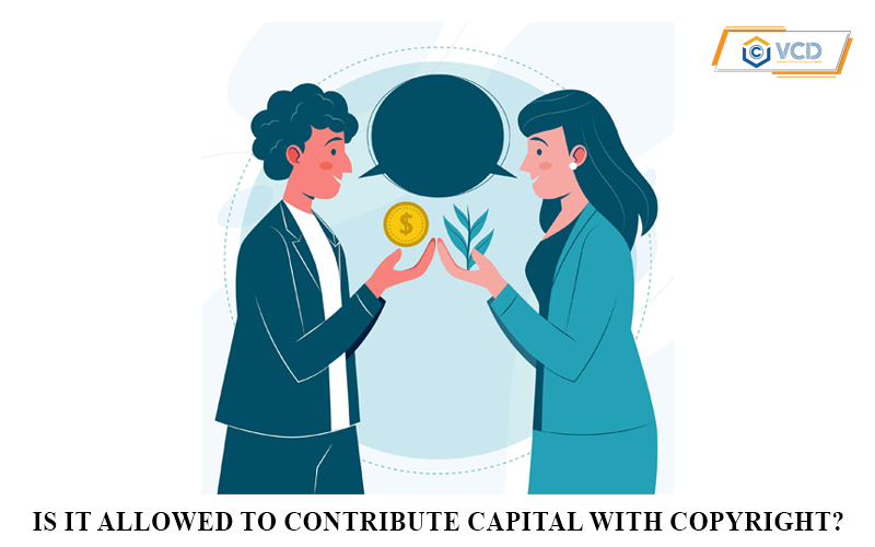 Is it allowed to contribute capital with copyright?