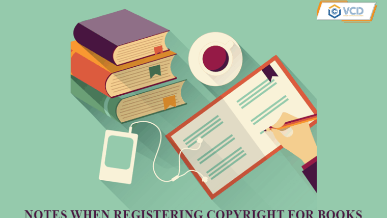 Notes when registering copyright for books