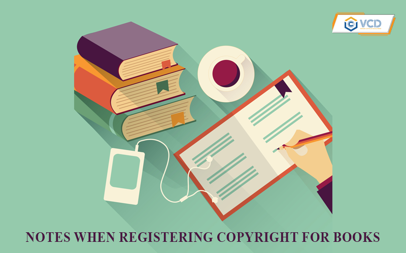 Notes when registering copyright for books