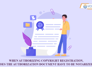 When authorizing copyright registration, does the authorization document have to be notarized?