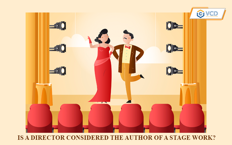Is the director considered the author of a stage work?