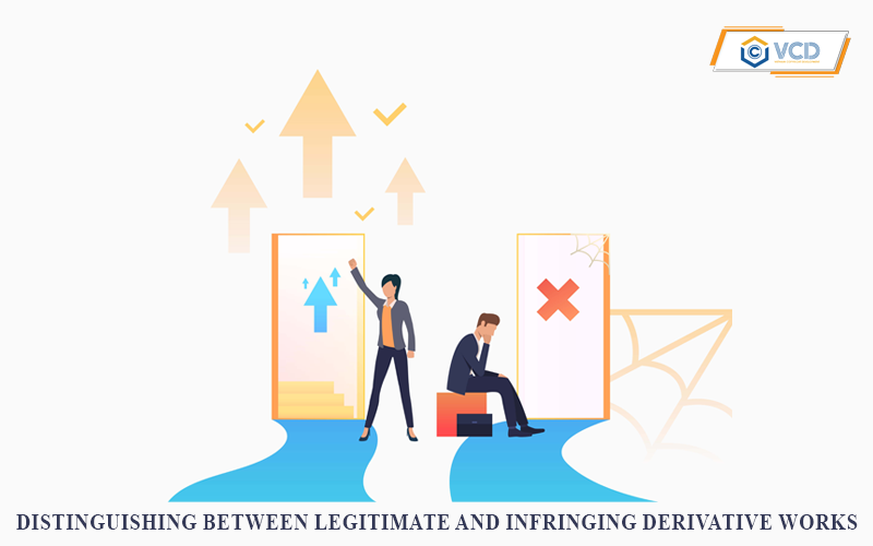 Distinguishing between legitimate and infringing derivative works