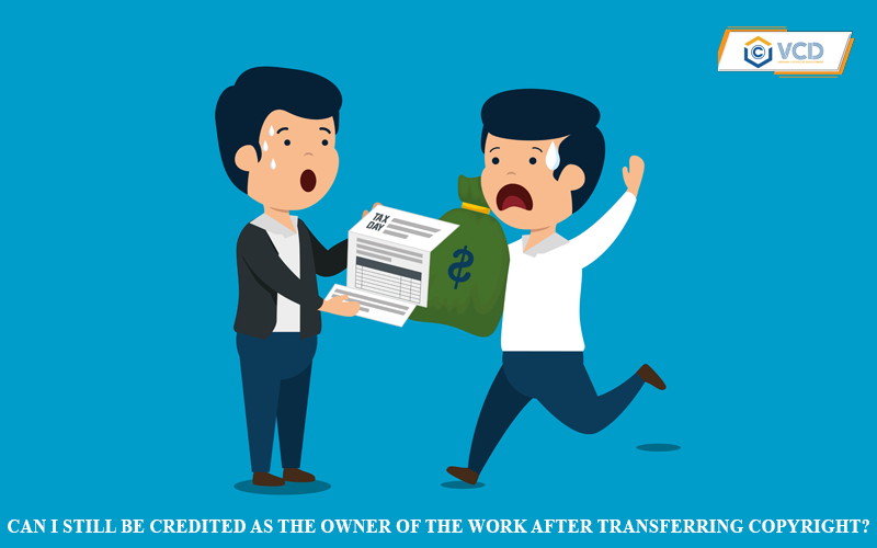 Can I still be credited as the owner of the work after transferring copyright?