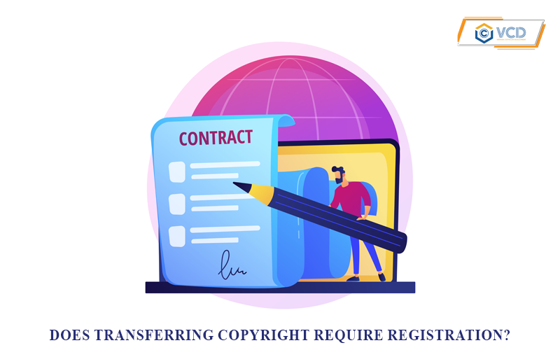 Does transferring copyright require registration?