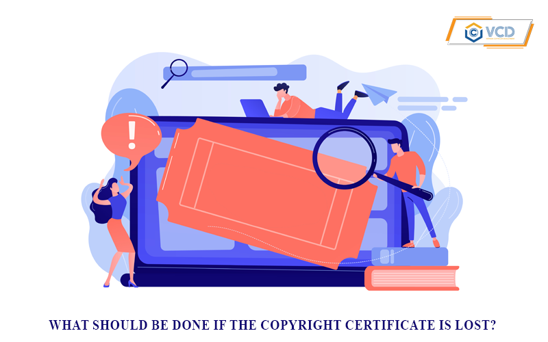 What should be done if the copyright certificate is lost?