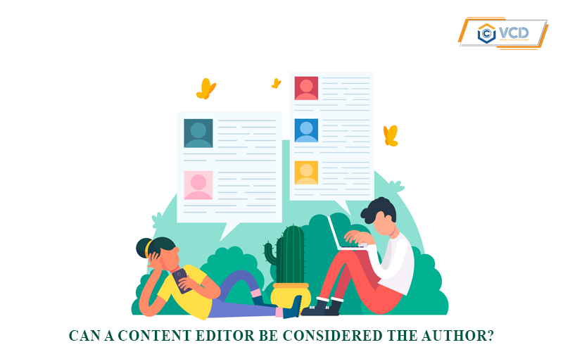 Can a content editor be considered the author?