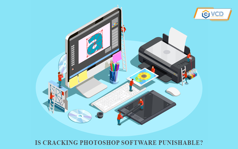 Is cracking Photoshop software punishable?