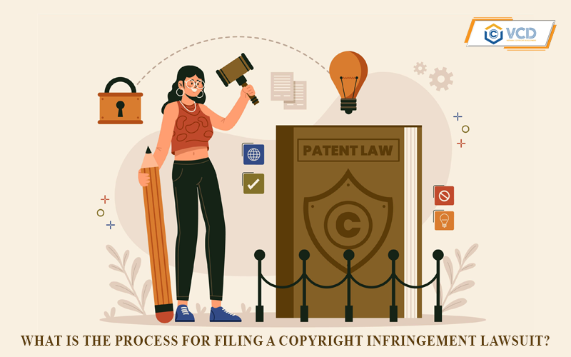 What is the process for filing a copyright infringement lawsuit