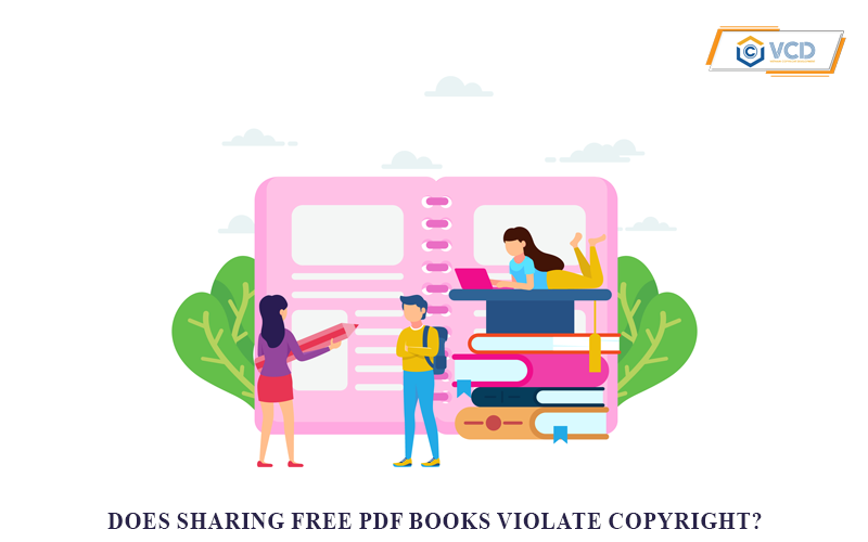 Does sharing free PDF books violate copyright?