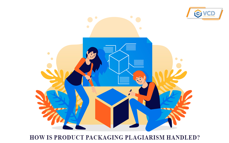 How is product packaging plagiarism handled?