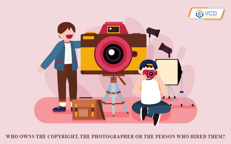 Who owns the copyright, the photographer or the person who hired them?